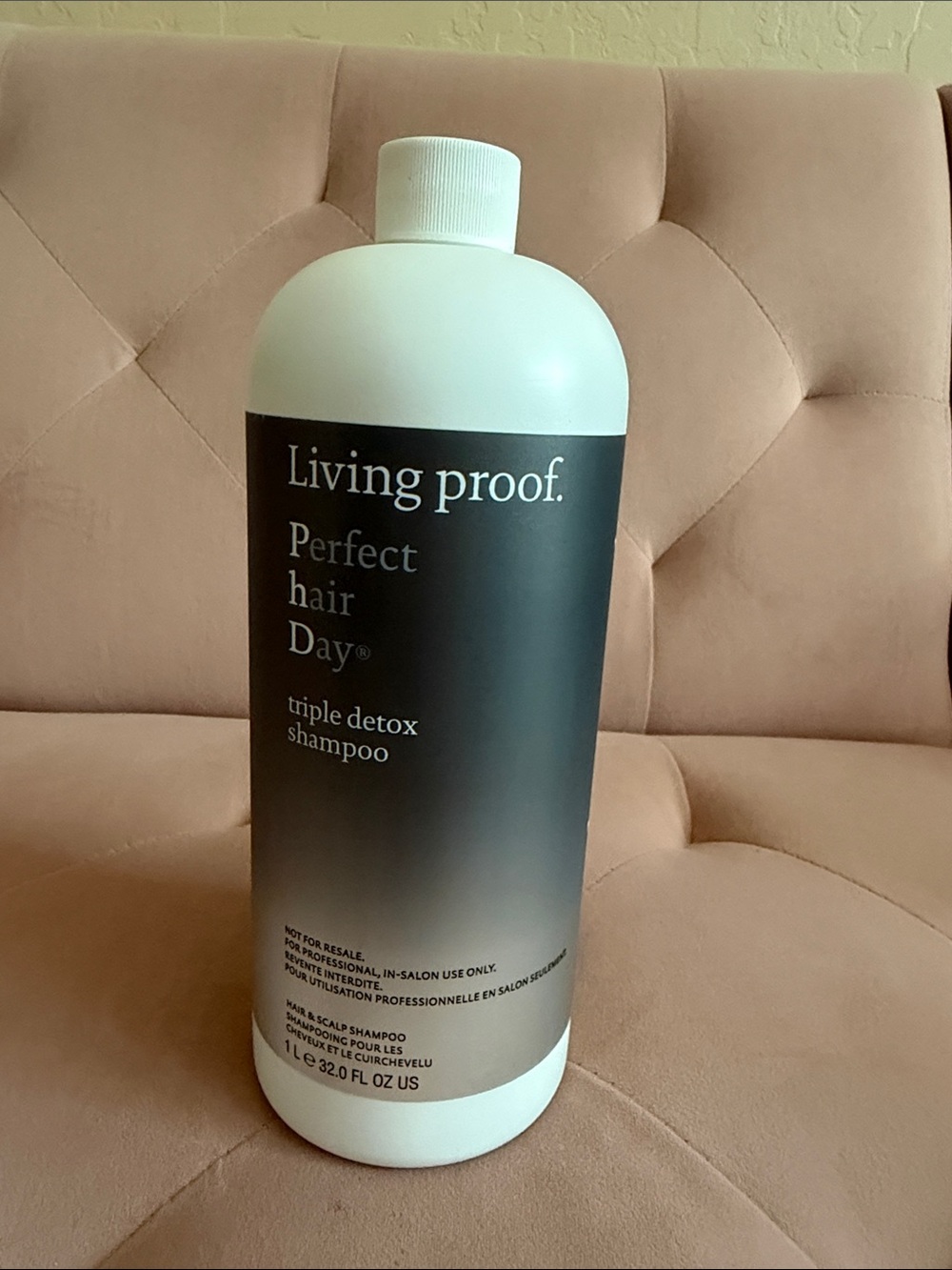 Living Proof Perfect Hair Day Triple Detox Shampoo - White & Black Bottle